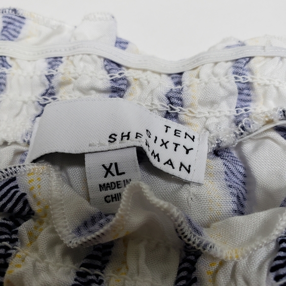 Ten sixty sherman smocked off shoulder crop top - Picture 5 of 5